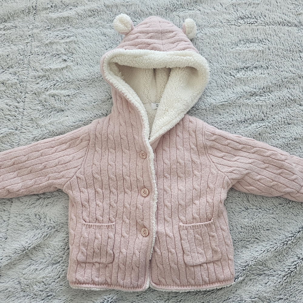 GAP Light Pink Kids Jacket with Ears